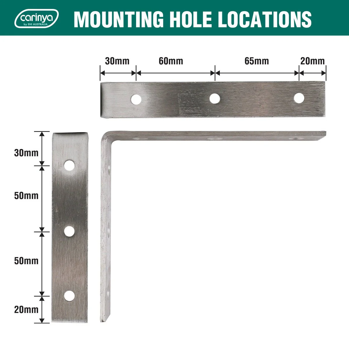 Carinya Angle Bracket - 175mm x 150mm - Stainless Steel - Heavy Duty - Image 5