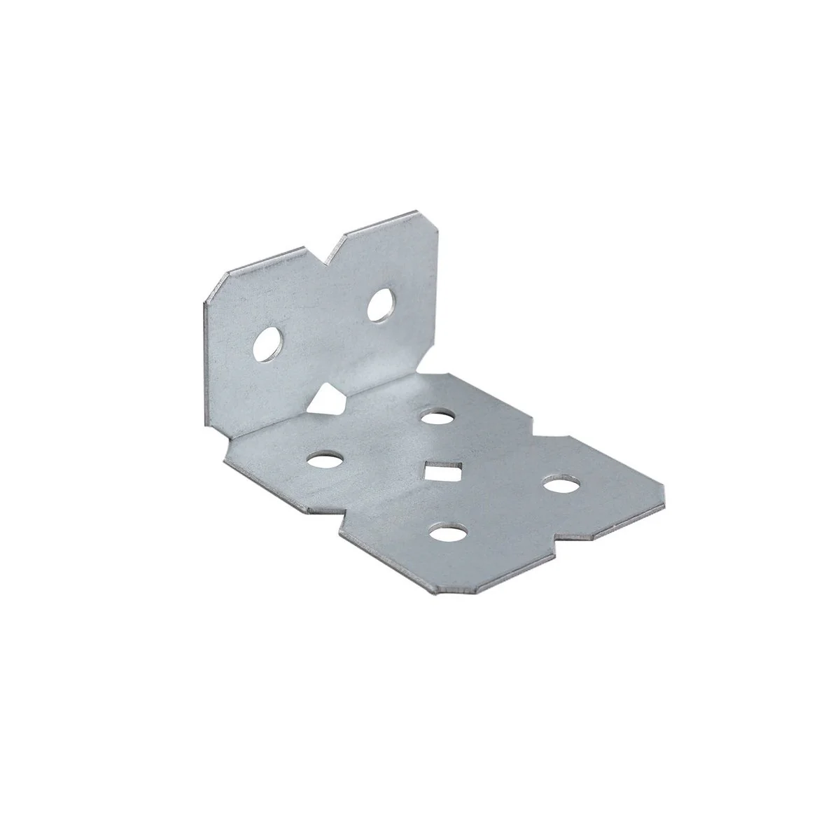 Carinya Galvanised Angle Make a Bracket 8 Pack 25x50x40mm Silver