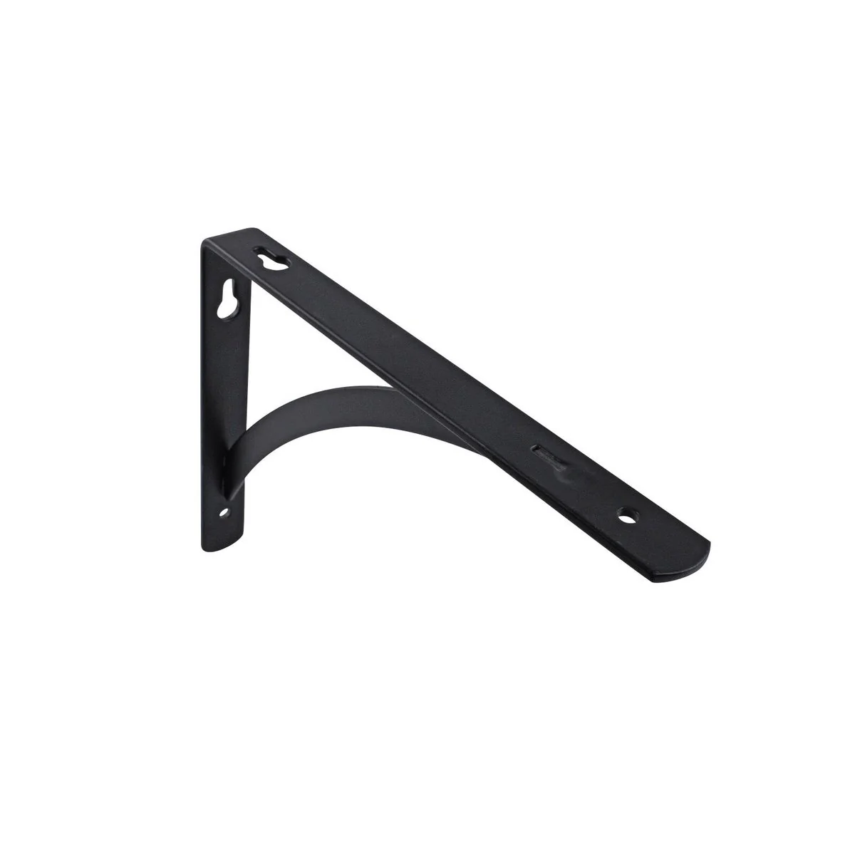 Carinya Arch Stayed Bracket - 200 x 150mm - Powder Coated Steel - Black