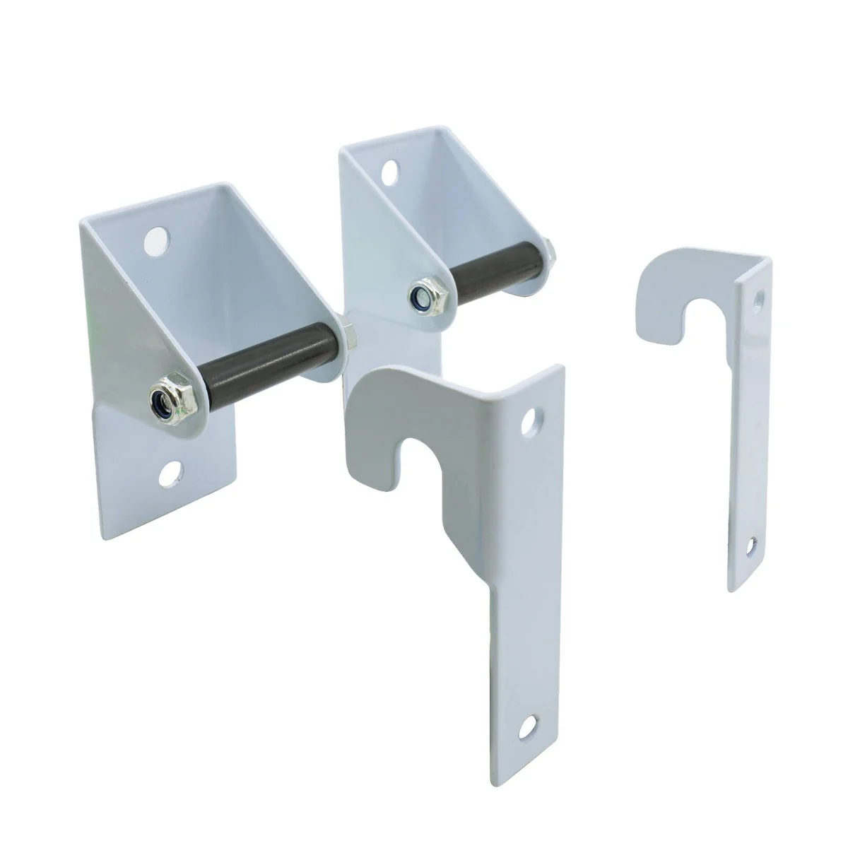 Carinya Universal Clothes Dryer Wall Mount Kit - 2 Wall Brackets - White - 40mm x 35mm x 80mm