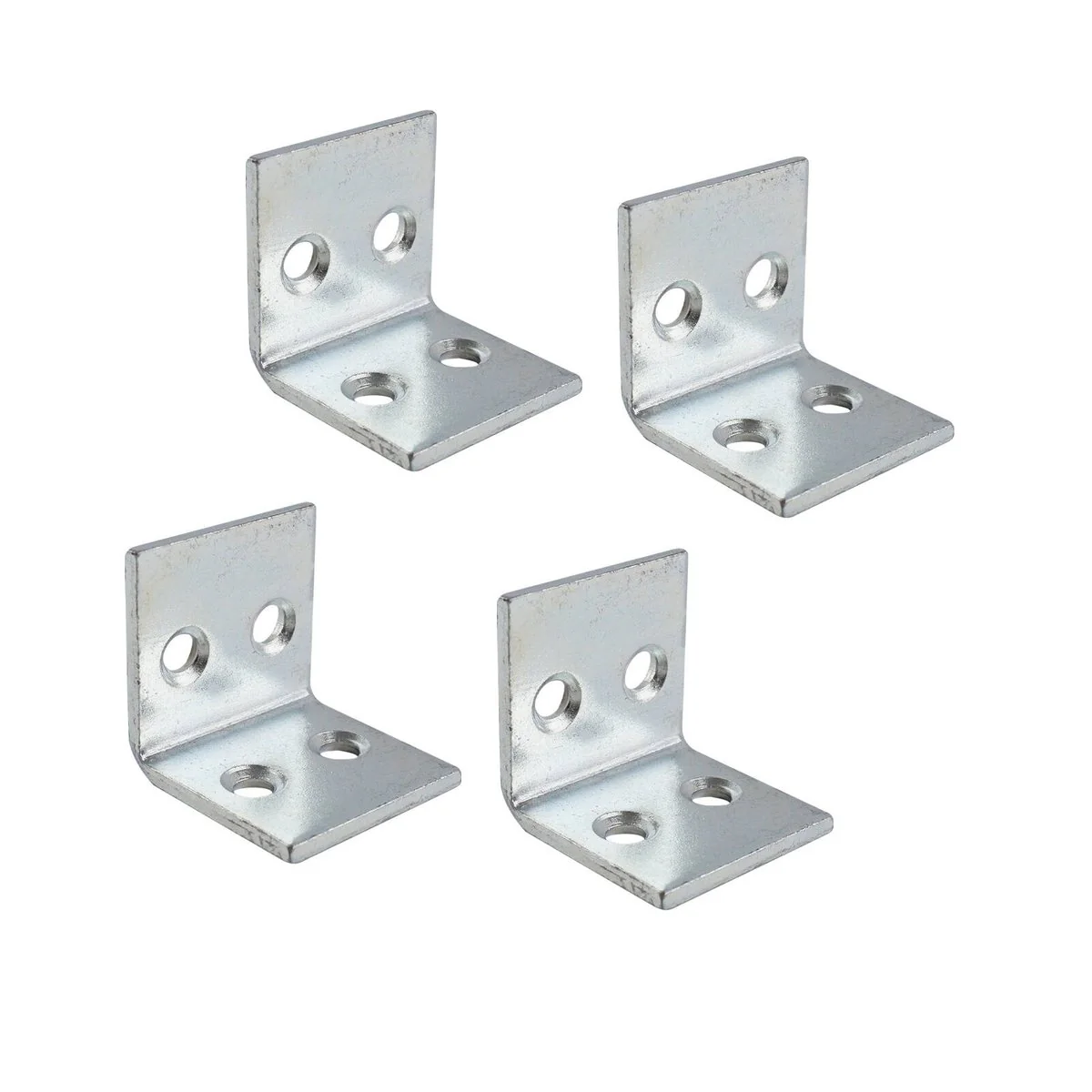Carinya Reinforcing Angle Bracket 4 Pack - 40mm x 40mm x 3.5mm - Zinc Plated - Image 3