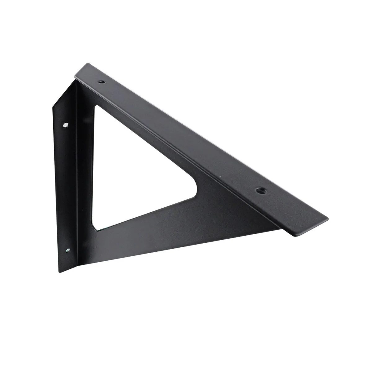 Carinya Triangle Stayed Bracket - 240mm - Powder Coated Steel - Black