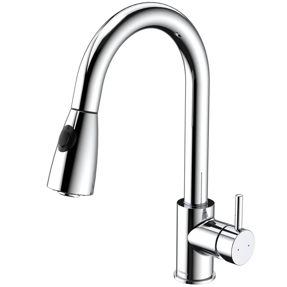 Caroma Husk Retractable Dual Spray Sink Mixer 6L/min 280mm Polished Chrome