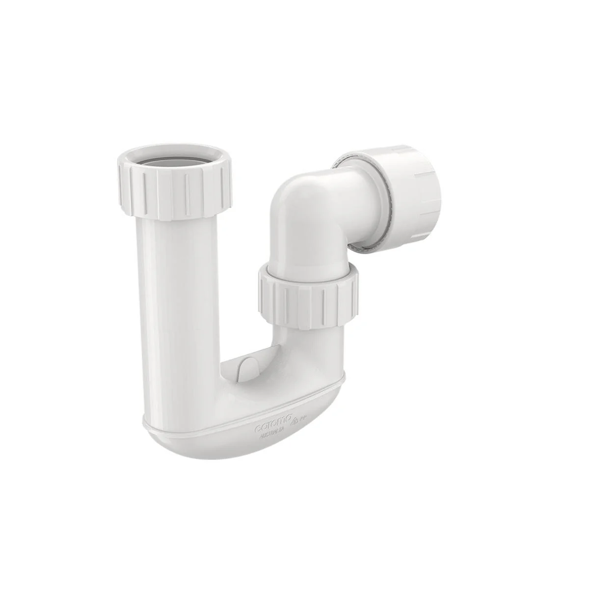 Caroma P Trap - 40mm - White - Plastic - Lightweight