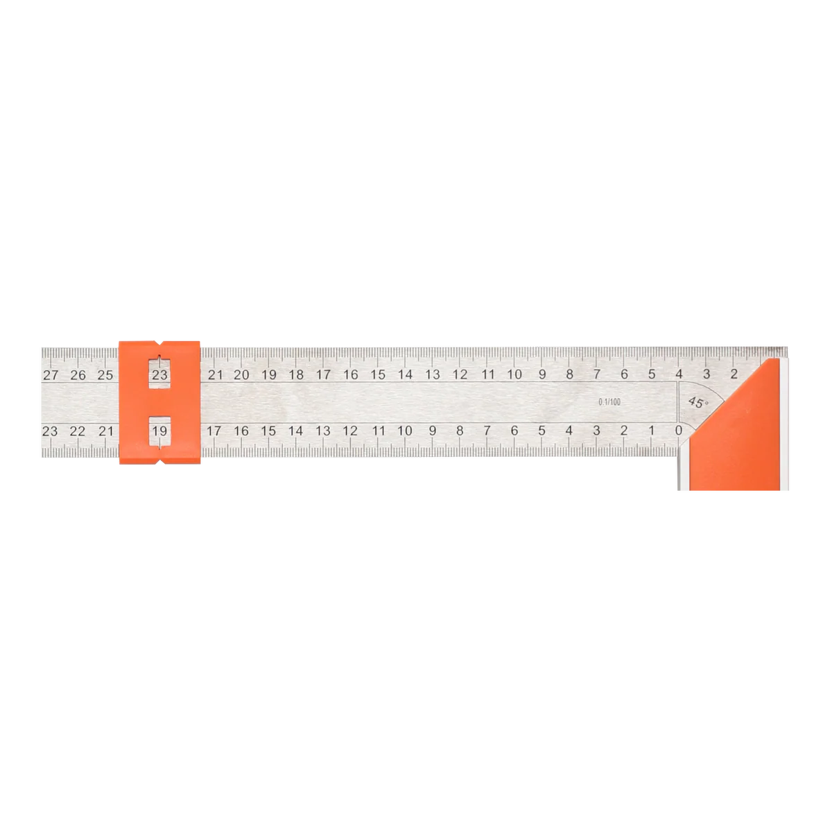 Carpenter Square - Stainless Steel Blade - Sliding Marker - 400 mm - Accurate Measurements - Image 3