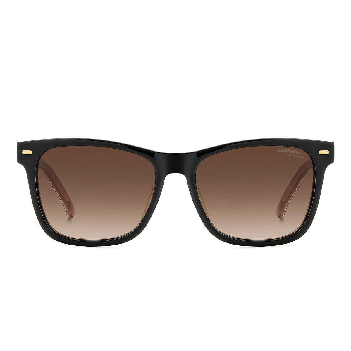 Carrera 3001/S 6X4 Women’s Rectangular Sunglasses Nude Black Brown Lens - Image 2