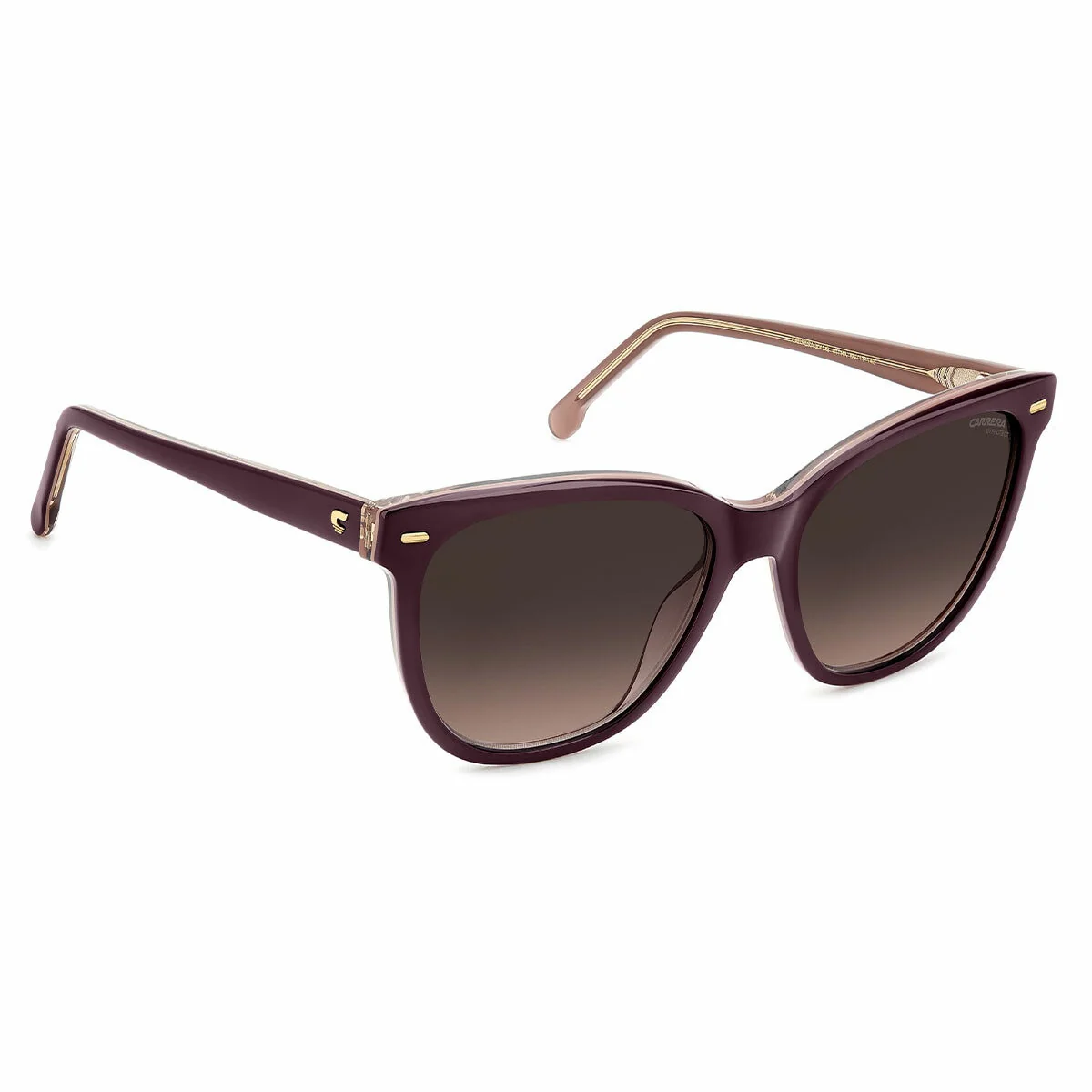 Carrera 3043/S 0T7 Women’s Sunglasses Rectangular Plum Acetate Stylish - Image 3