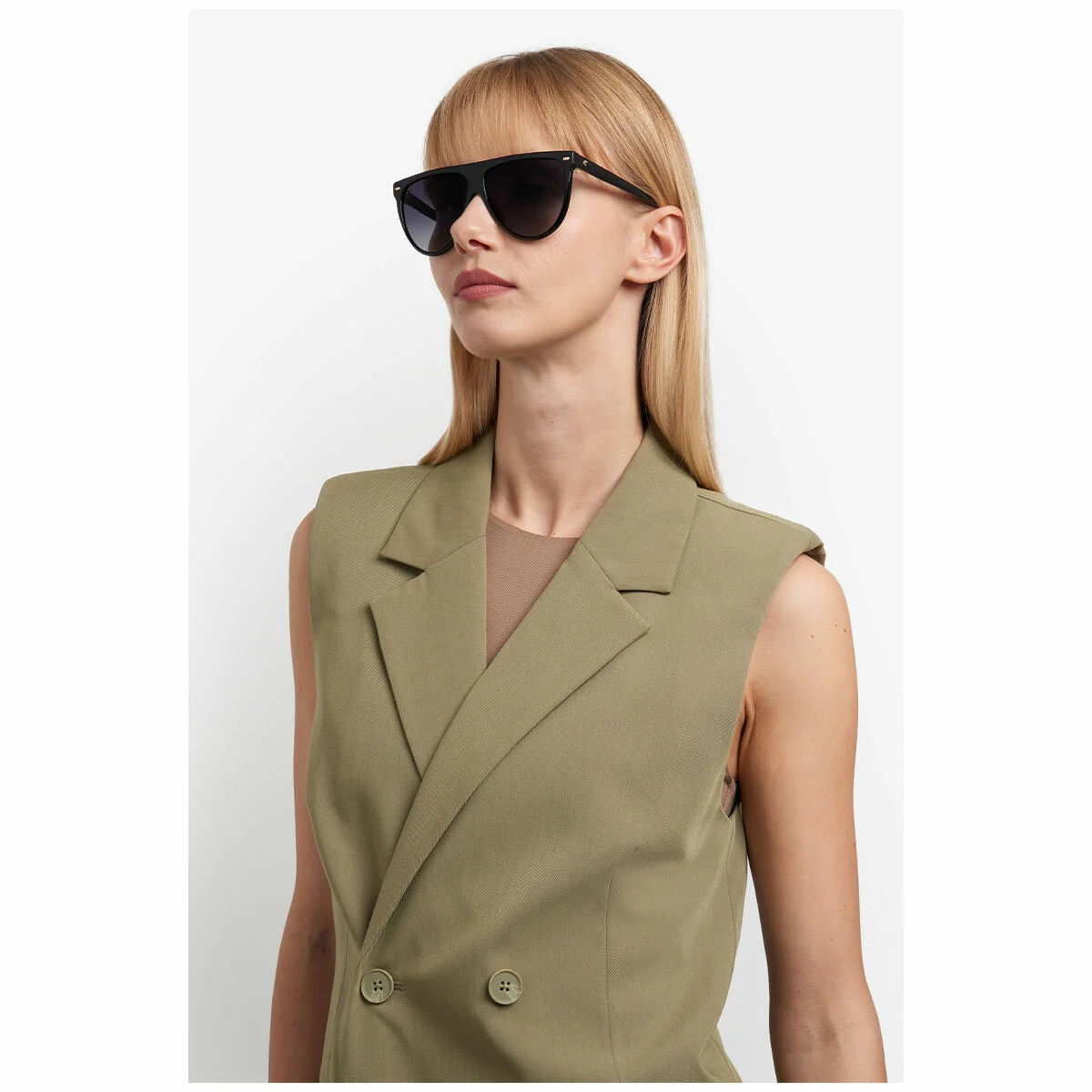 Carrera Stylish Women's Sunglasses 3055/S 807 Black Acetate Dark Grey - Image 6
