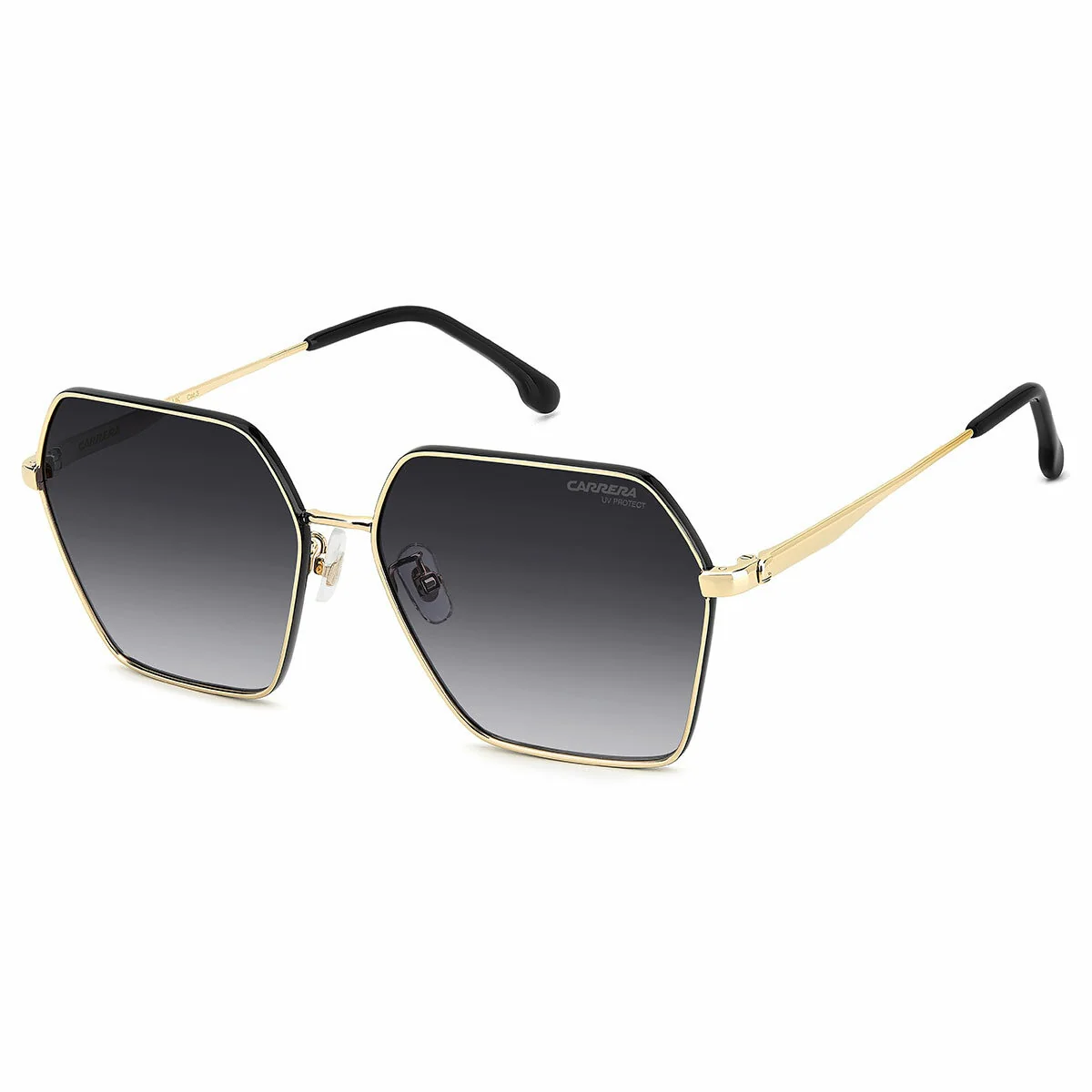 Carrera 3057/S RHL Women’s Stylish Sunglasses 60mm Gold Black Dark Grey