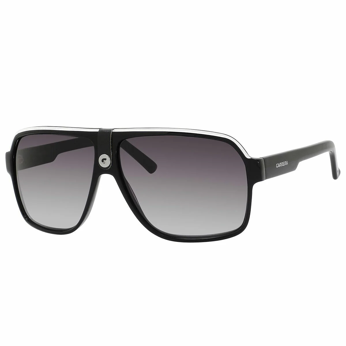 Carrera 33 8V6 Men's Sunglasses 3 Dark Grey Acetate Black Crystal Grey