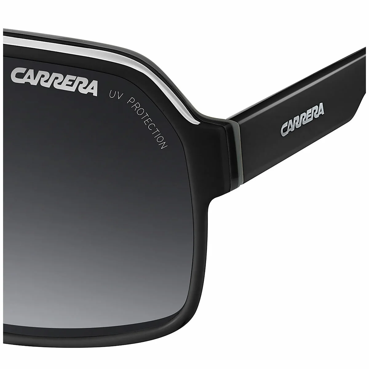 Carrera 33 8V6 Men's Sunglasses 3 Dark Grey Acetate Black Crystal Grey - Image 2