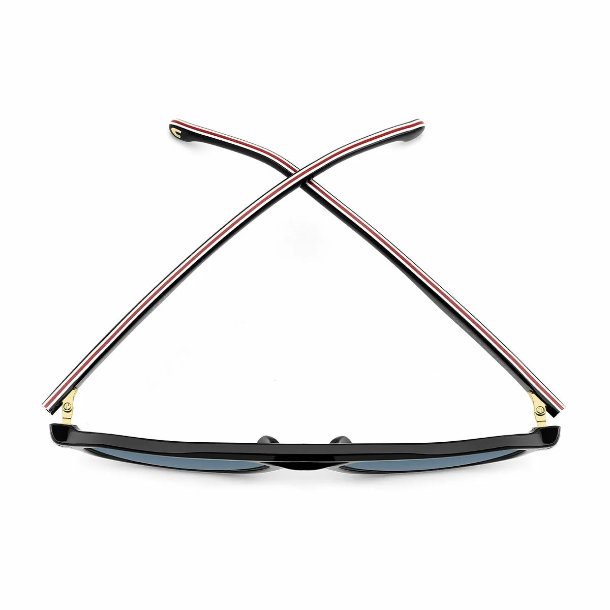 Carrera 341/S 2M2 Men's Stylish Acetate Sunglasses Black Gold Dark Blue - Image 4
