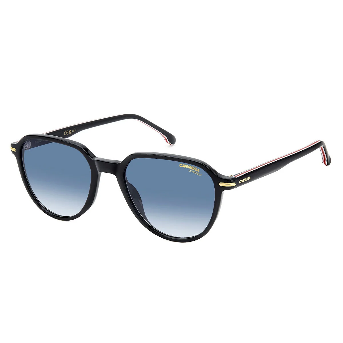 Carrera Men's Sunglasses 342/S 2M2 Black Gold Acetate Stylish