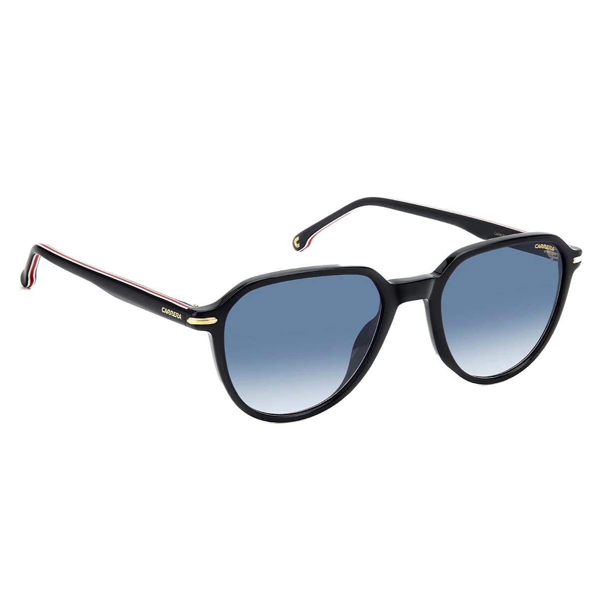 Carrera Men's Sunglasses 342/S 2M2 Black Gold Acetate Stylish - Image 3