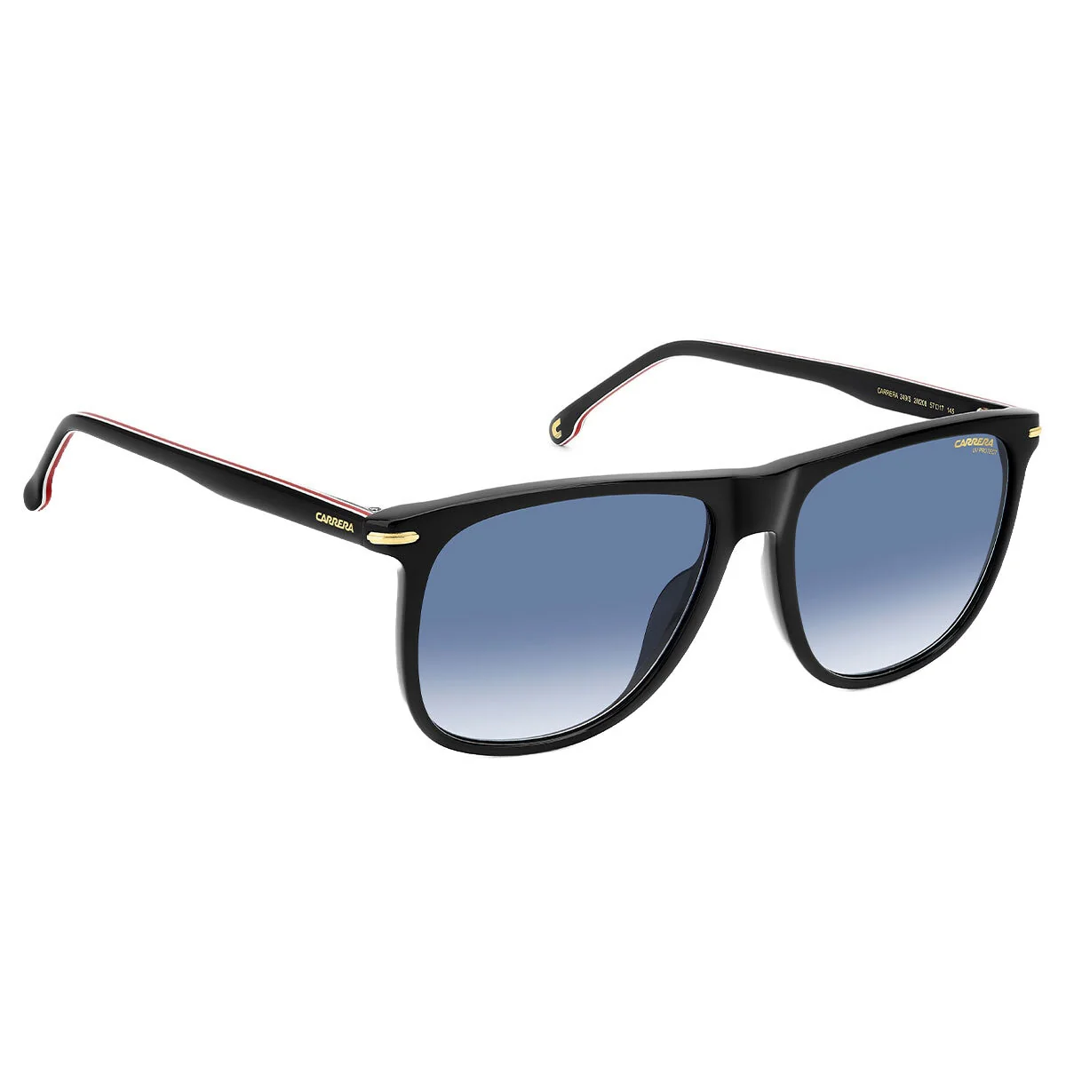 Carrera 349/S 2M2 Men's Sunglasses Havana Acetate Green Rectangular - Image 3