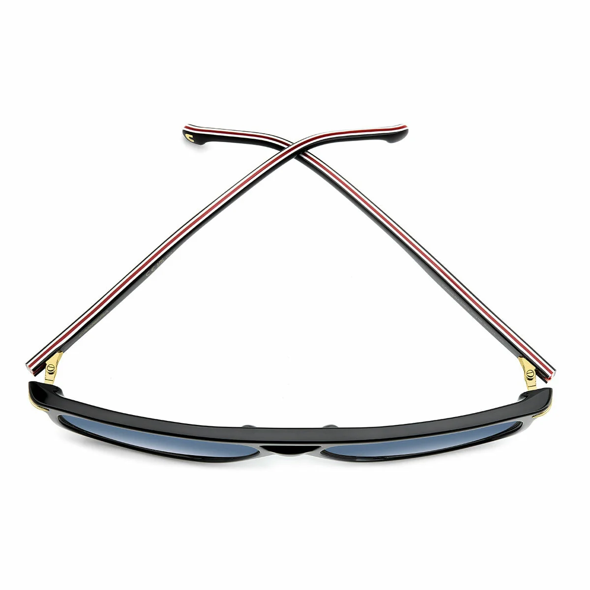 Carrera 366/S OIT Men's Navigator Sunglasses Black Red Acetate Dark Blue - Image 4