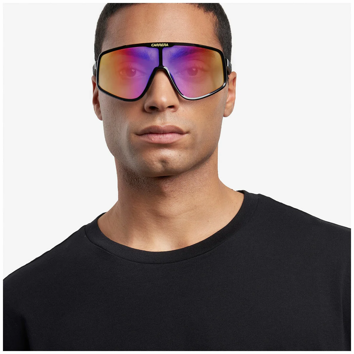 Carrera 4017/S 807 Men's Sunglasses Black Eco Polyamide Multilayer Violet - Image 5