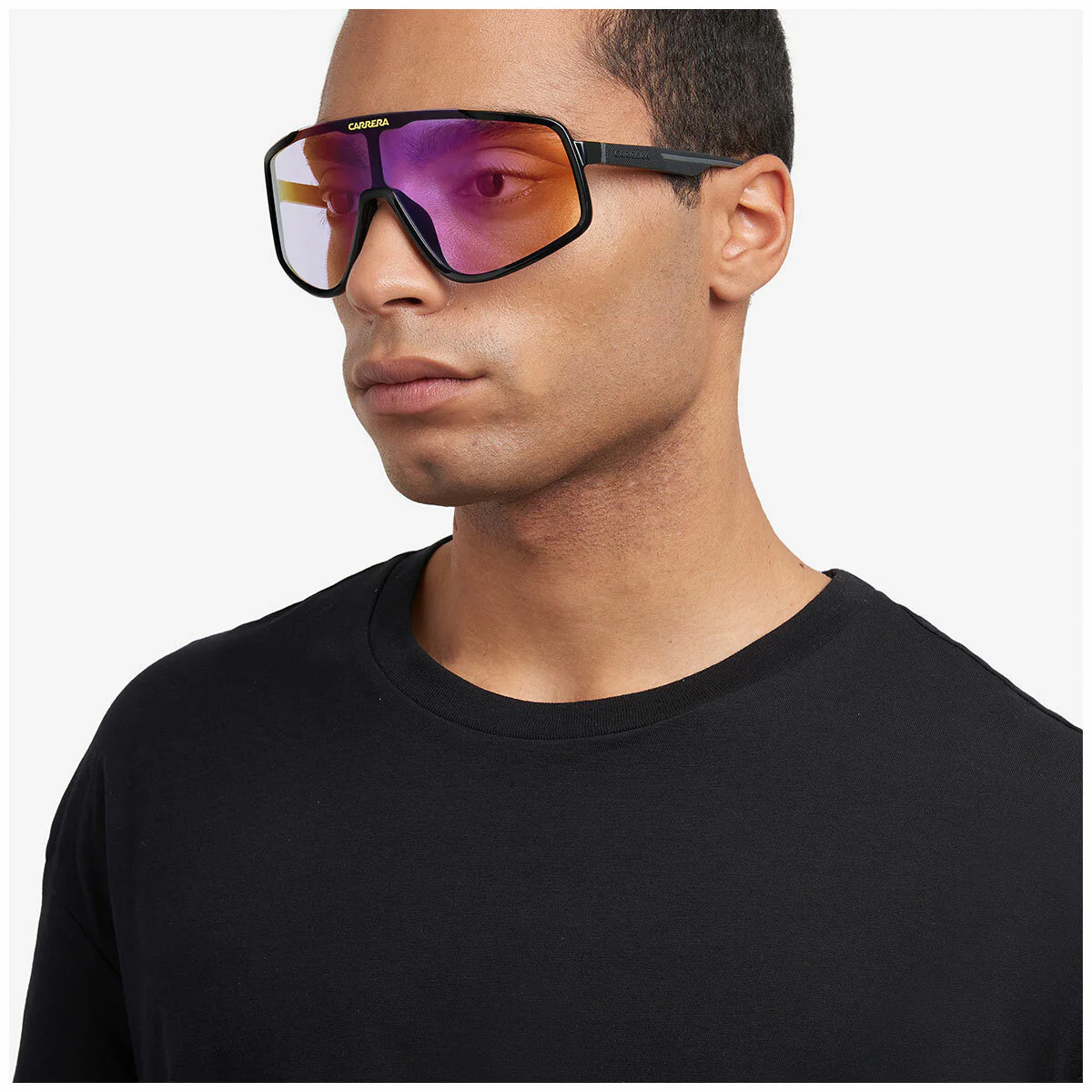 Carrera 4017/S 807 Men's Sunglasses Black Eco Polyamide Multilayer Violet - Image 6