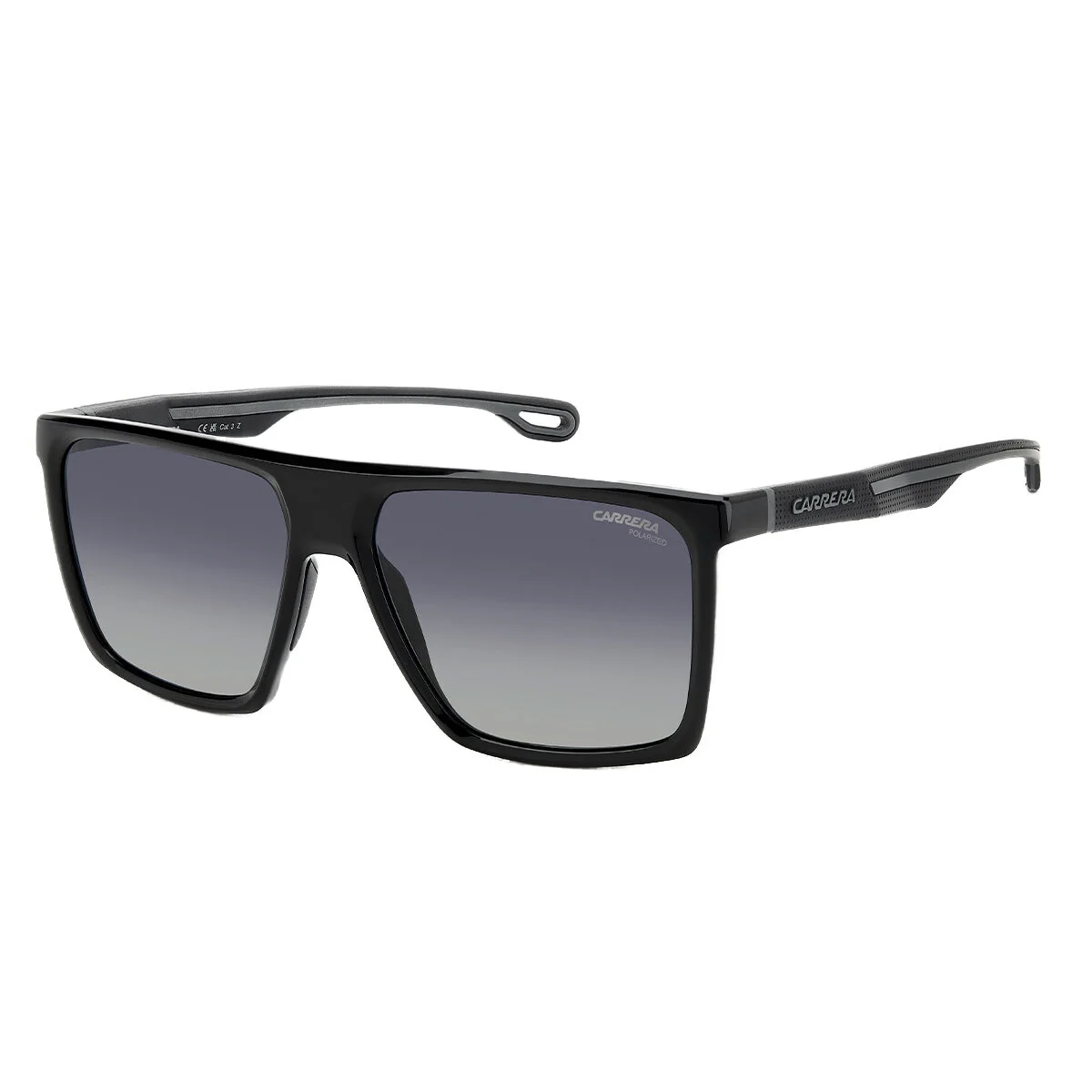 Carrera 4019/S 807 Men's Sunglasses Black Eco Polyamide Grey Lens Stylish