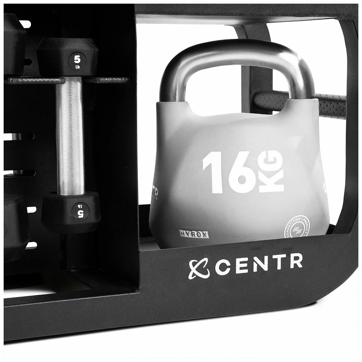 Centr Fusion Bench With Dumbbell Storage CFUB1.1 Black Steel Durable - Image 4