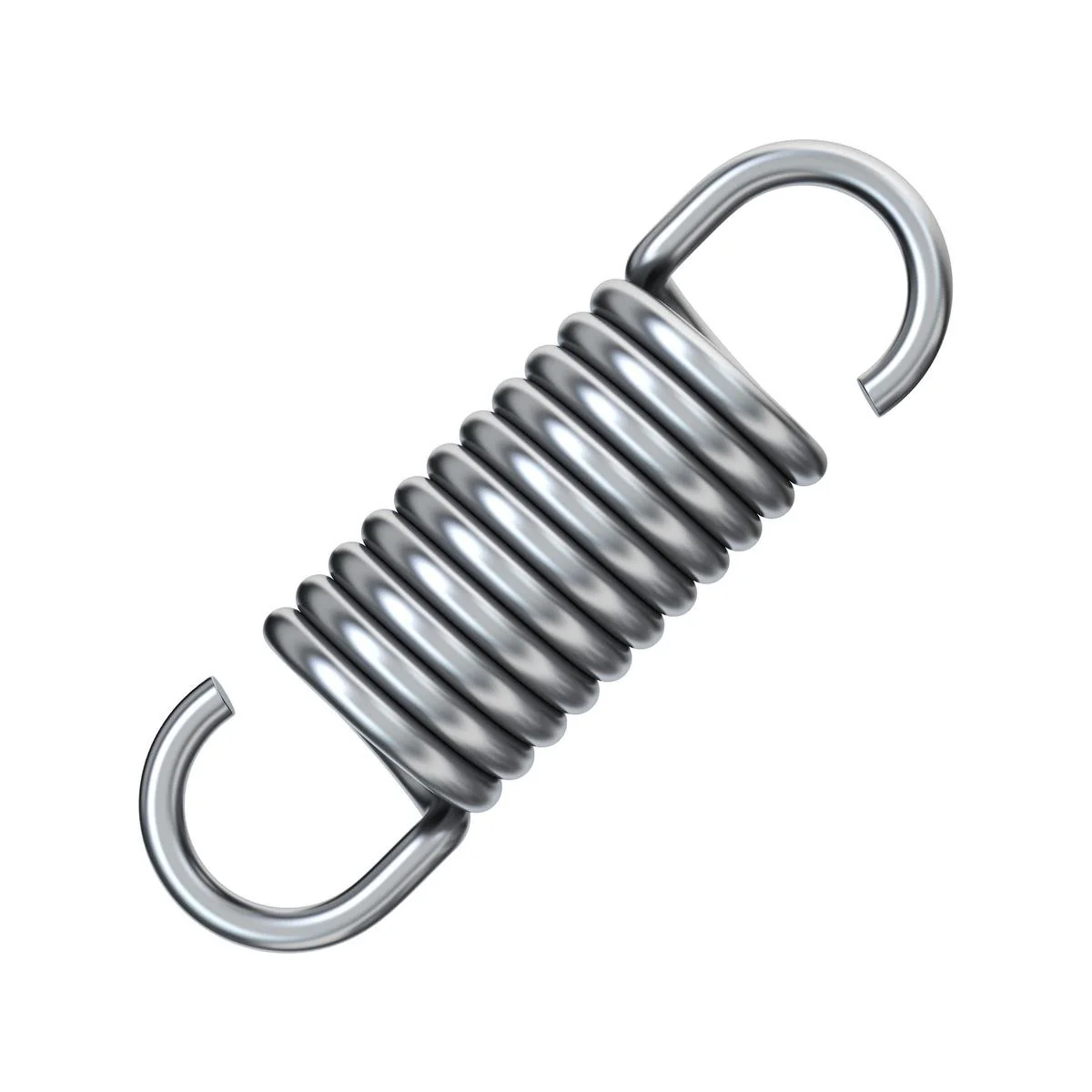 Century Spring Corp Extension Spring 14 x 419mm - High-Grade Steel - Durable
