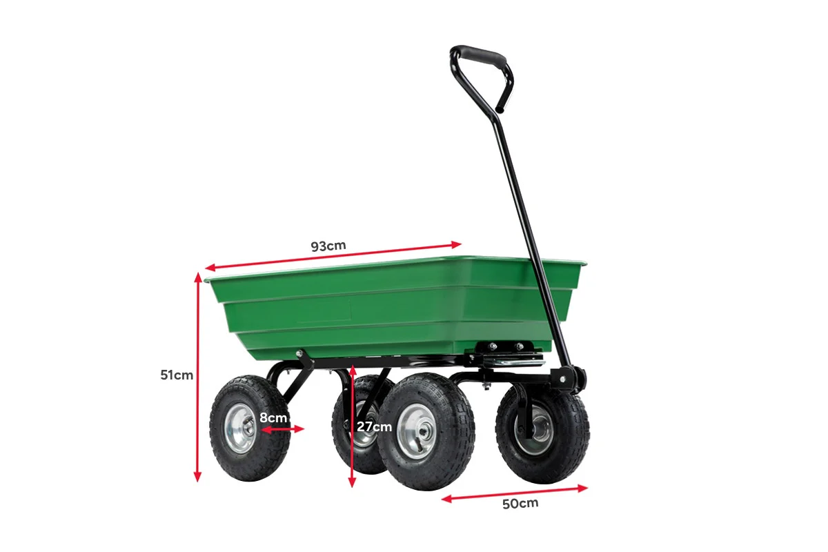 Certa 75L Garden Poly Dump Cart 200kg Capacity - Image 10