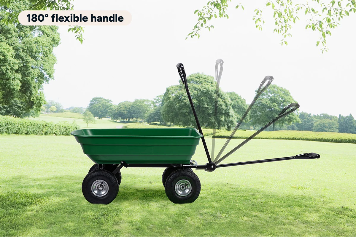 Certa 75L Garden Poly Dump Cart 200kg Capacity - Image 5