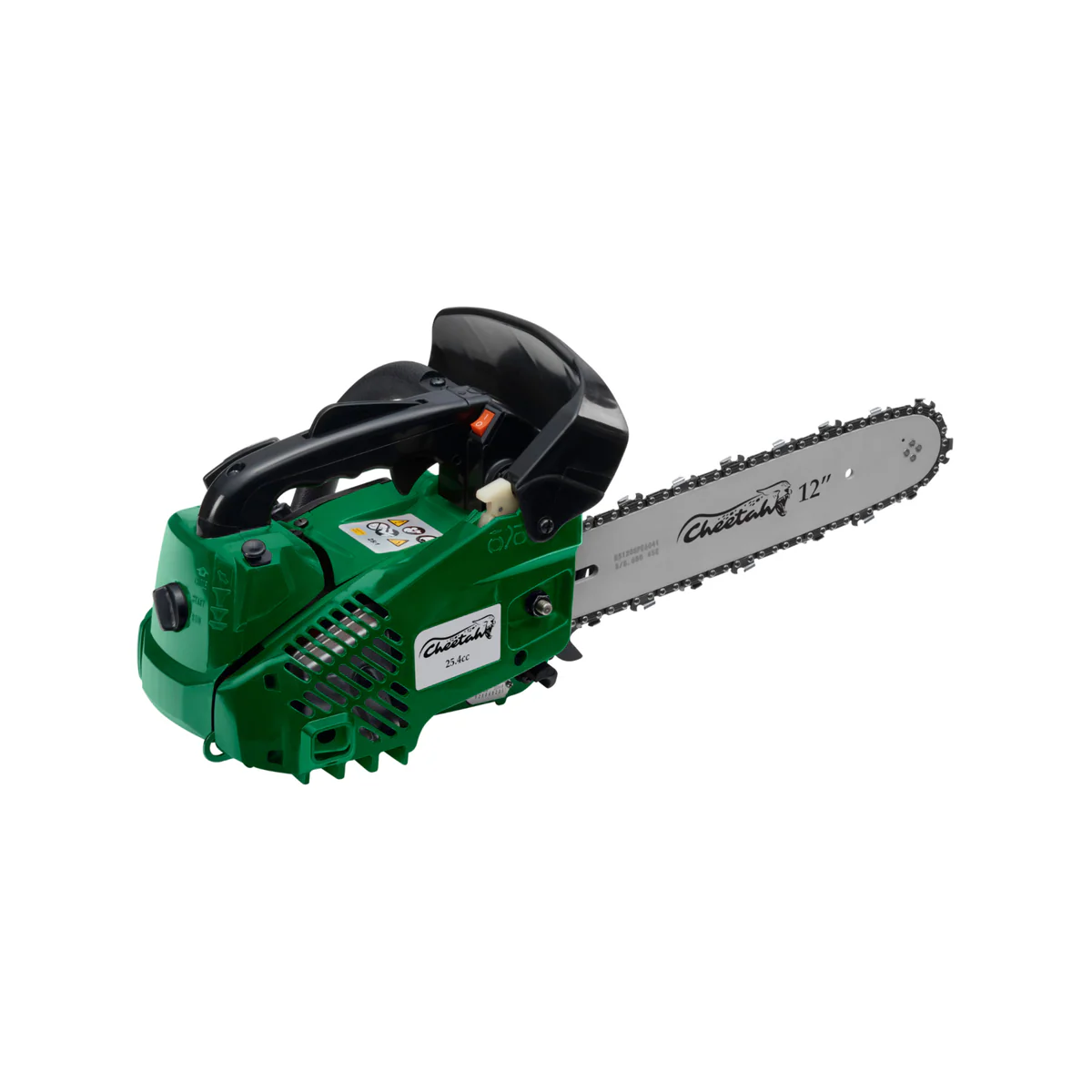 Cheetah 12" Chainsaw - 25.4cc 2-Stroke Engine - Lightweight - 250mm Cutting Capacity - Image 3