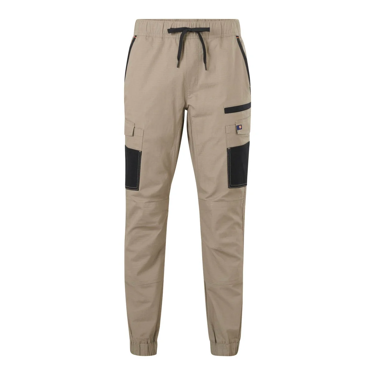Citeco 107r Jogger - Khaki - Cuffed - Ripstop Fabric - Durable & Comfortable