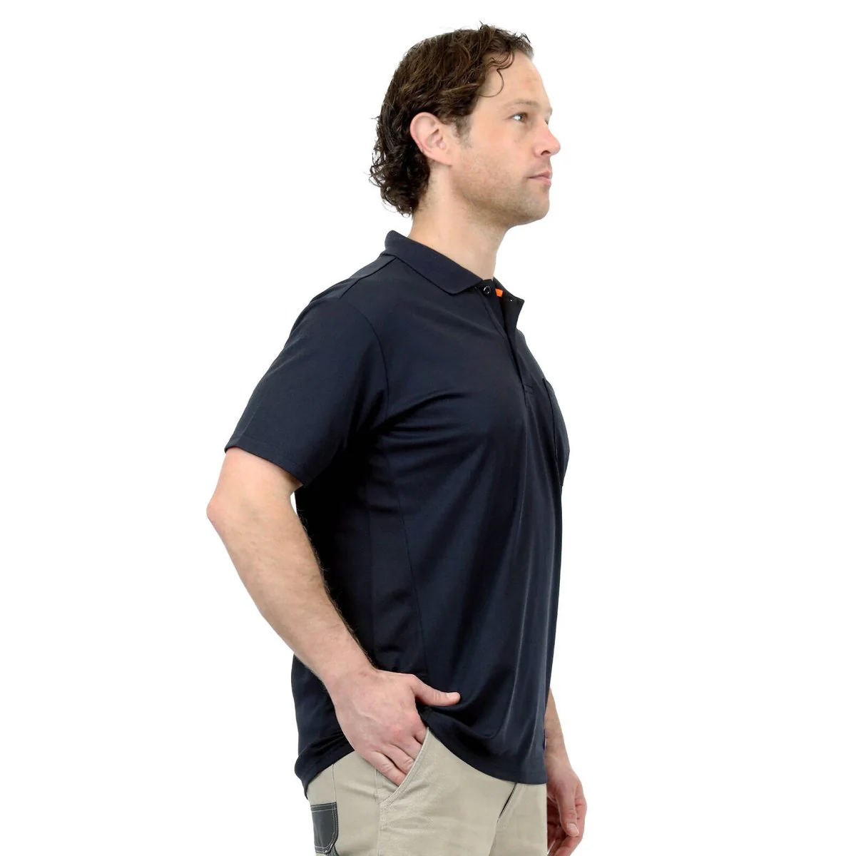 Citeco Black Dry Fit Polo - XL - Short Sleeve - Lightweight - Breathable - Image 2