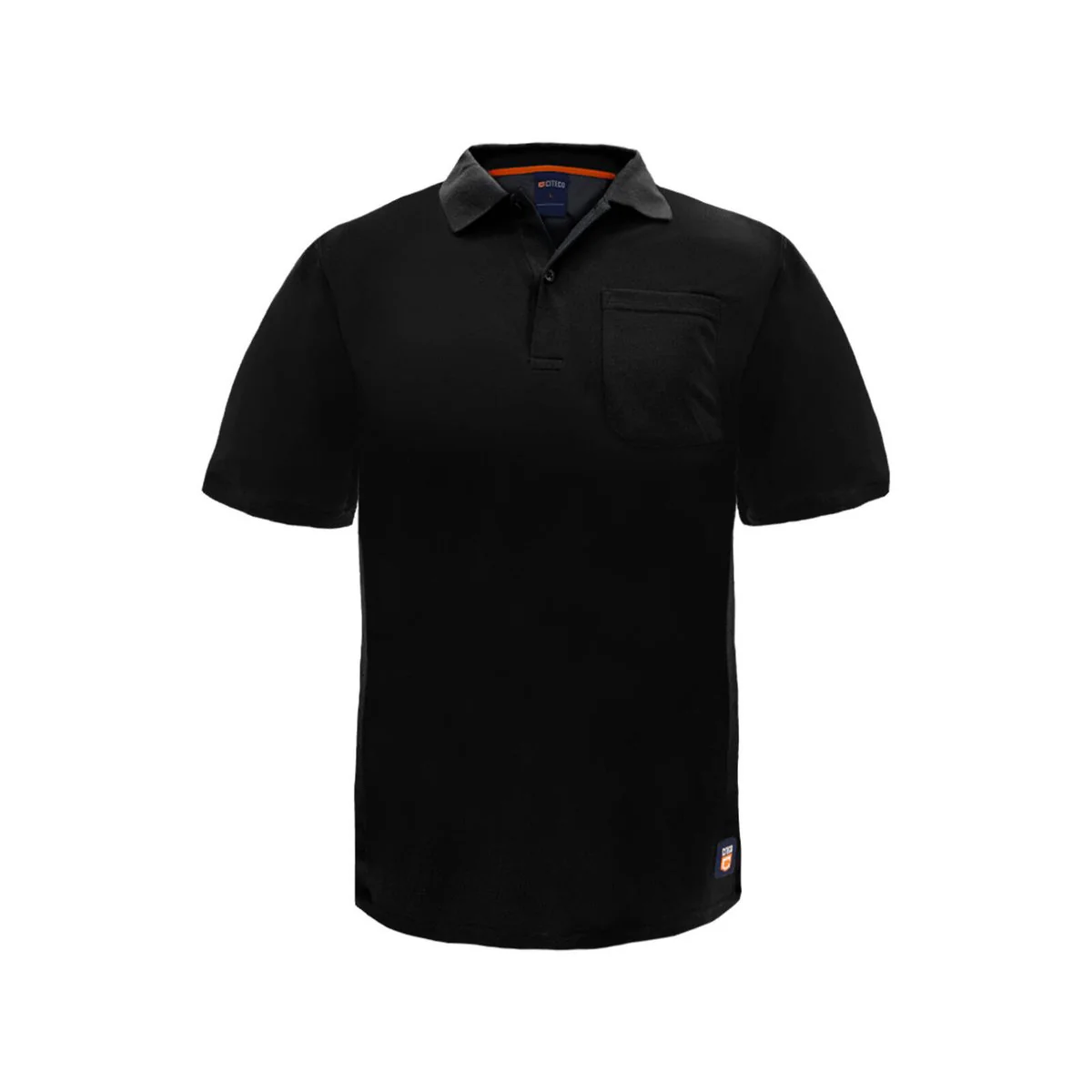 Citeco Black Dry Fit Short Sleeve Polo 2XL - Lightweight - Breathable - High Visibility