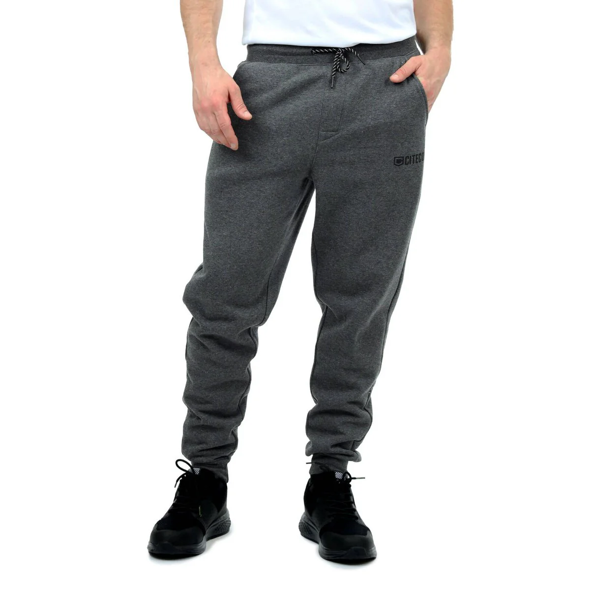Citeco Charcoal Marle Trackpant Small - Soft Fleece - UPF 50+ Protection - Image 3