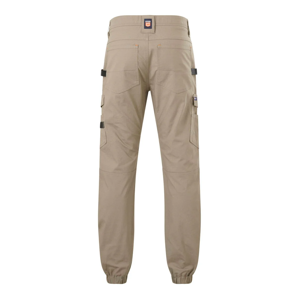 Citeco Cuffed Cargo Ripstop Pant 87r - Khaki - UPF 50+ Sun Protection - Image 3