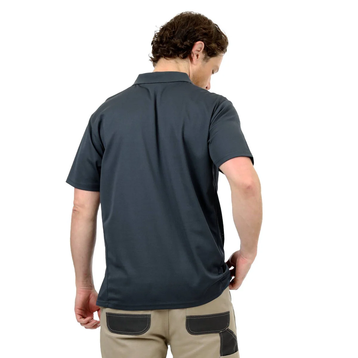 Citeco Grey Dry Fit Short Sleeve Polo - Large - Lightweight - Breathable - Image 5