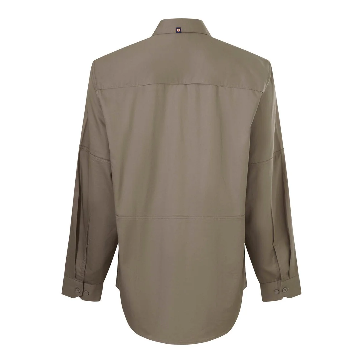 Citeco Long Sleeve Shirt 3XL Khaki - UPF 50+ Sun Protection - Breathable Cotton - Image 3