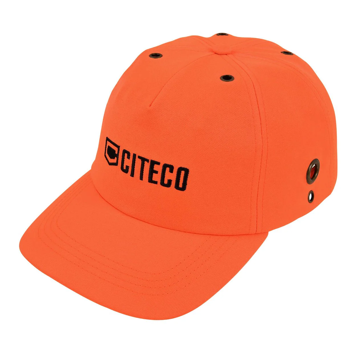 Citeco Orange Bump Cap - Personal Protective Equipment - 200mm x 120mm x 150mm - Impact Resistant - Adjustable Fit