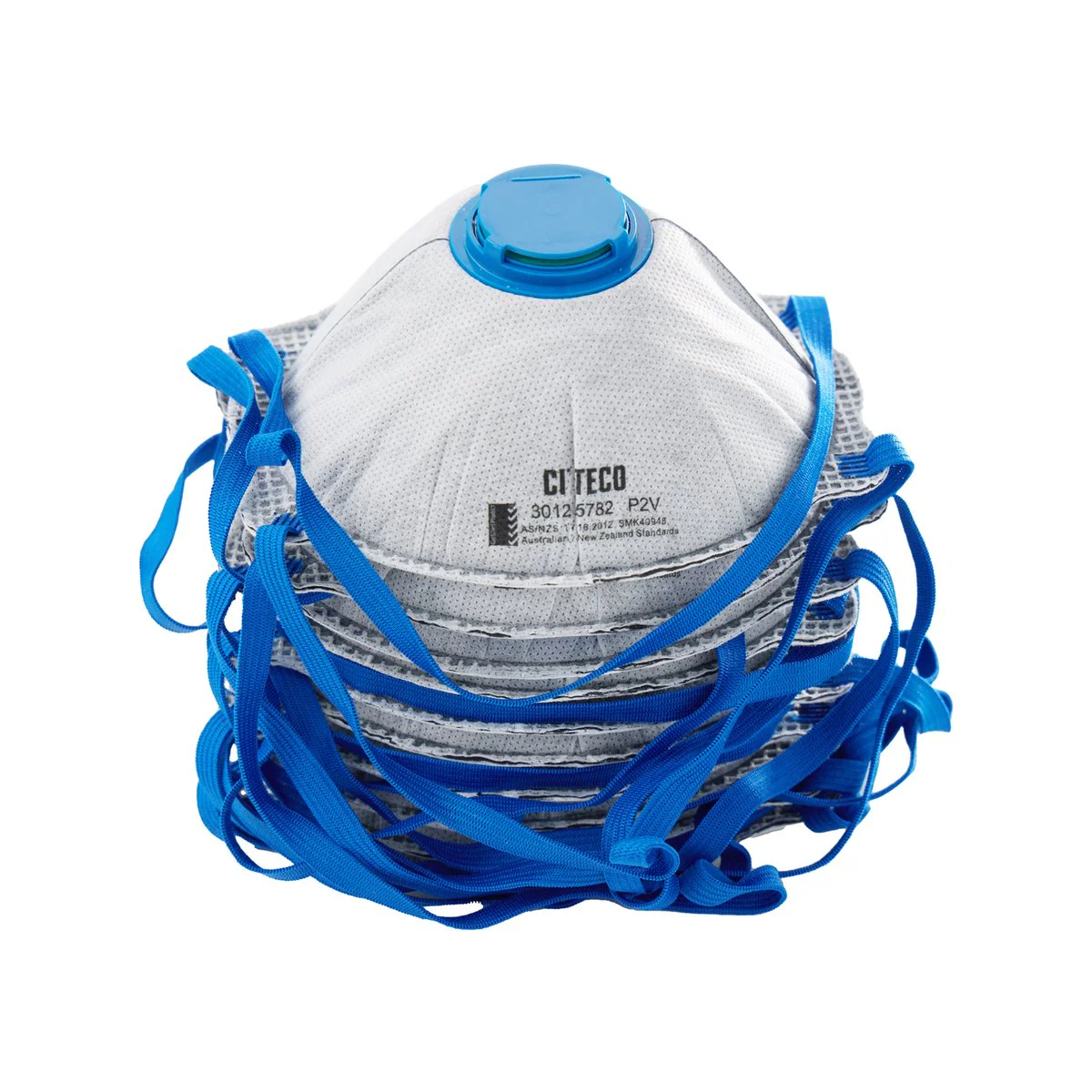 Citeco P2 Respirator 10 Pack - Carbon Valved - 140mm x 180mm - Odour Filtration - Image 2