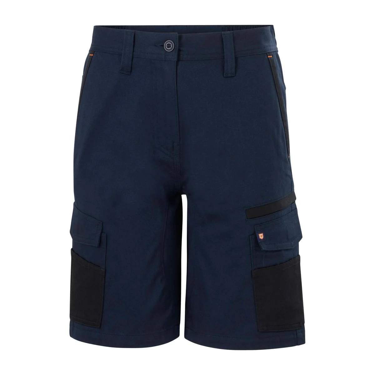 Citeco Size 10 Womens Mid Shorts - Cotton Stretch - Navy - UPF 50+ - Image 2