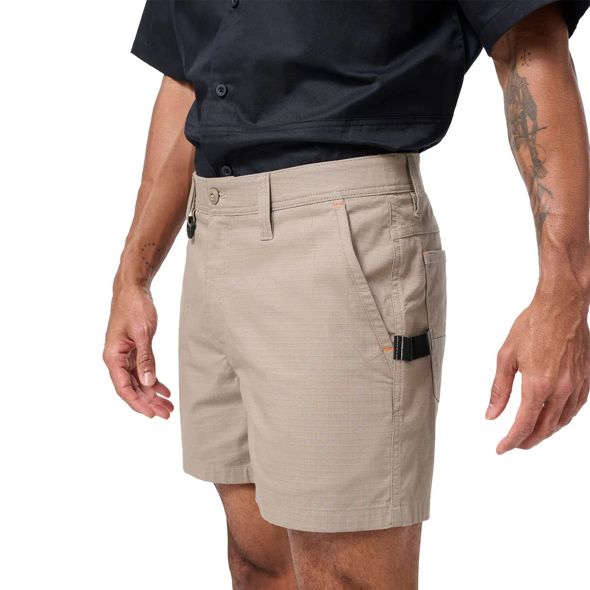 Citeco Size 102R Khaki Short Shorts Ripstop - Lightweight - UPF 50+ - Image 3