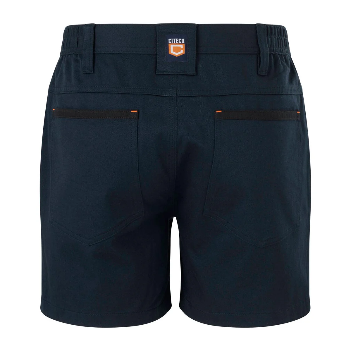 Citeco Size 102r Navy Short Shorts - Cotton Stretch - Slim Fit - UPF 50+ - Image 3