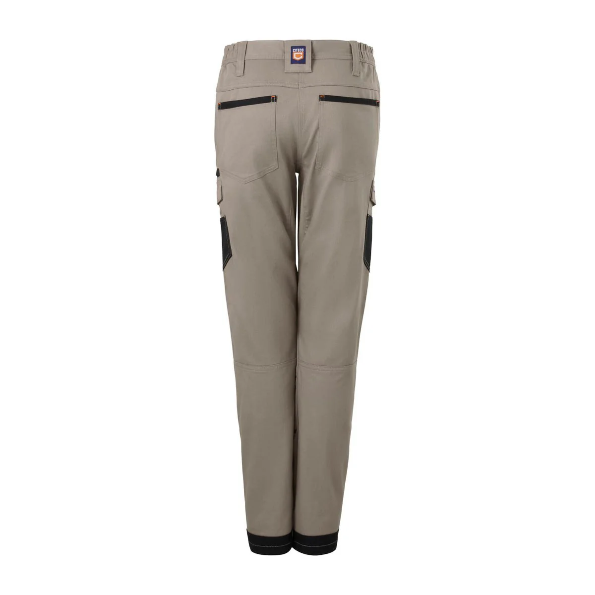Citeco Size 18 Womens Cargo Pant - Khaki - Cotton Stretch - Slim Fit - UPF 50+ - Image 3