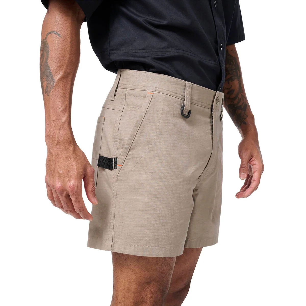 Citeco Size 87R Khaki Short Shorts Ripstop - Lightweight - UPF 50+ Protection - Image 4