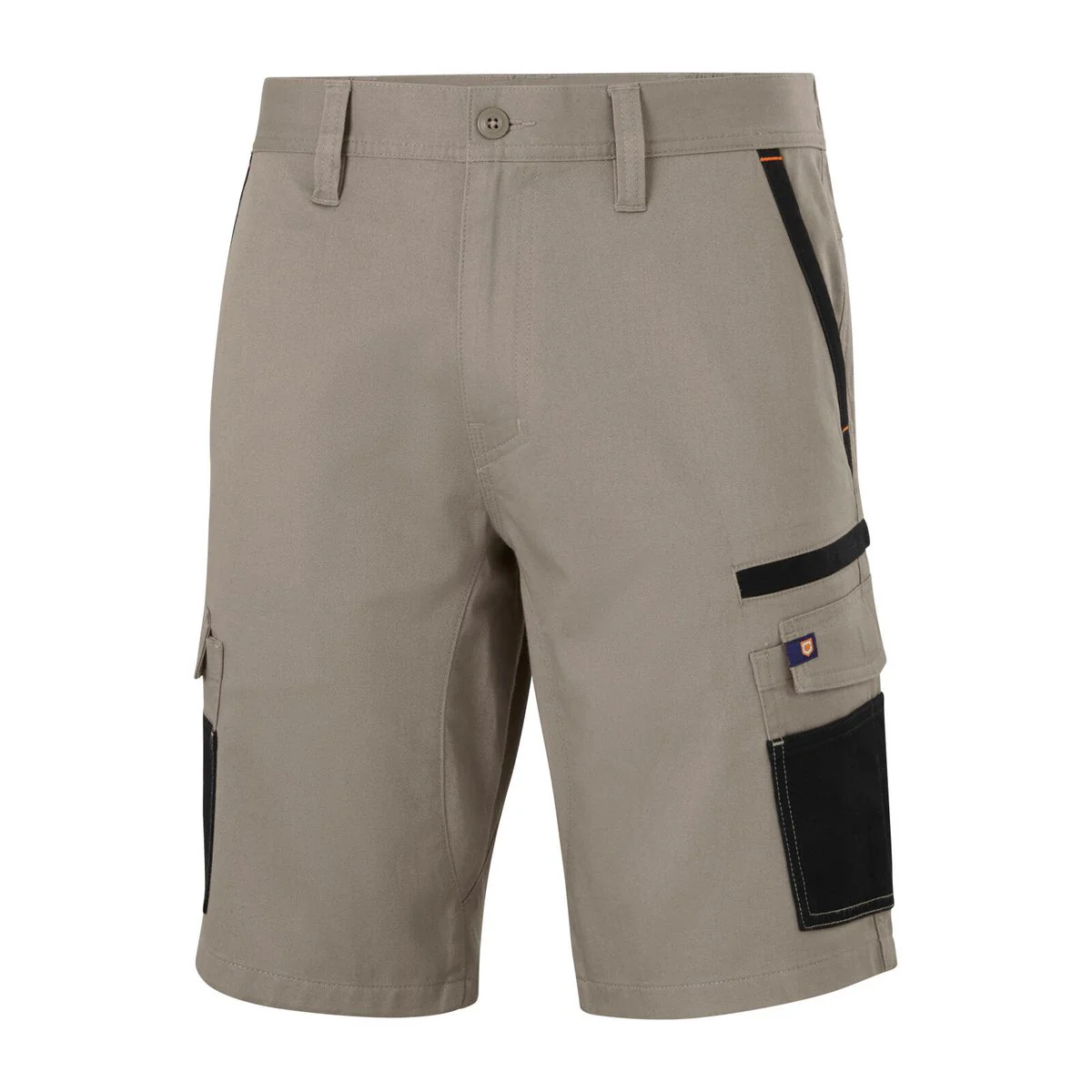 Citeco Size 97r Khaki Mid Shorts Cotton Stretch Cargo - Durable - UPF 50+ - Image 2
