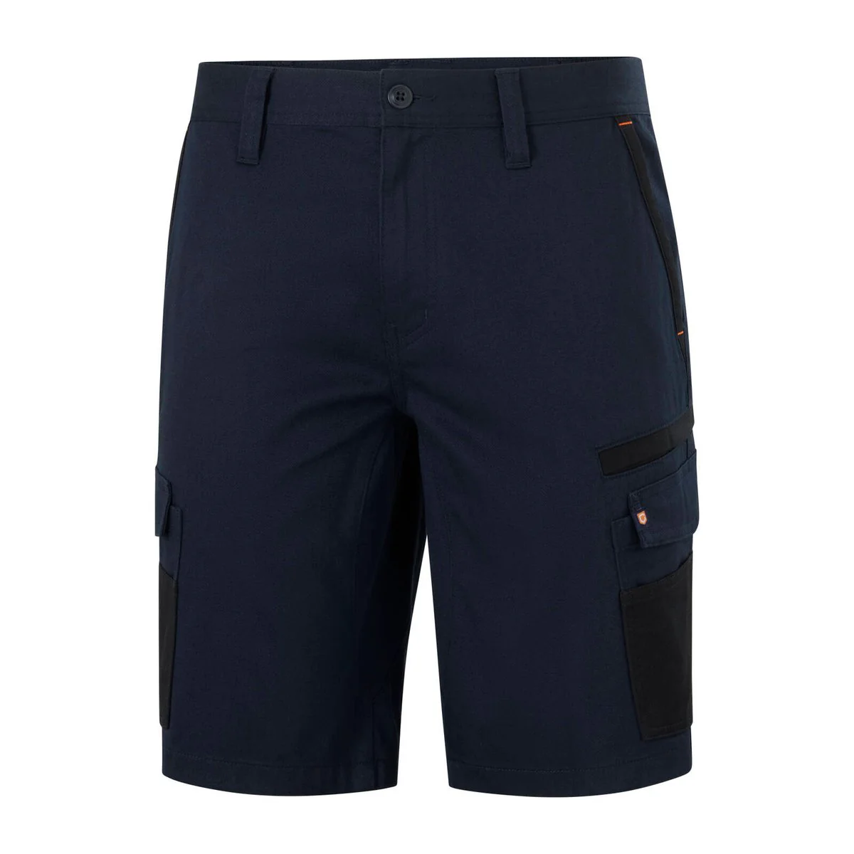 Citeco Size 97r Navy Mid Shorts Cotton Stretch Cargo - UPF 50+ Protection - Adjustable Waistband - Multiple Pockets - Image 2