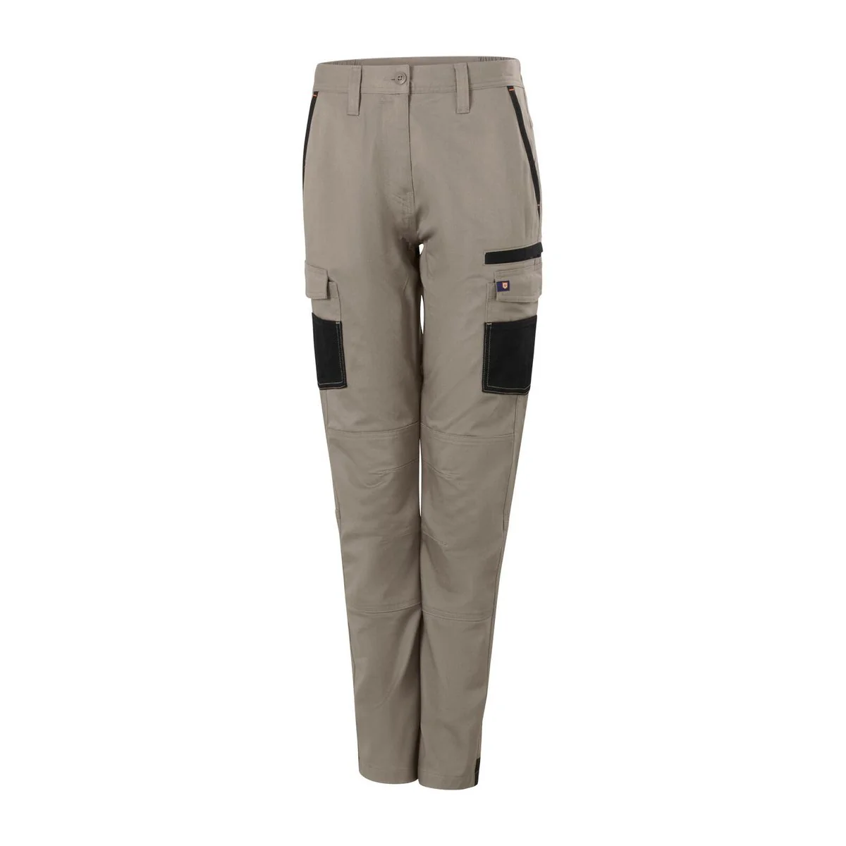 Citeco Womens Cargo Pant Size 16 - Khaki - Cotton Stretch - UPF 50+ - Image 2