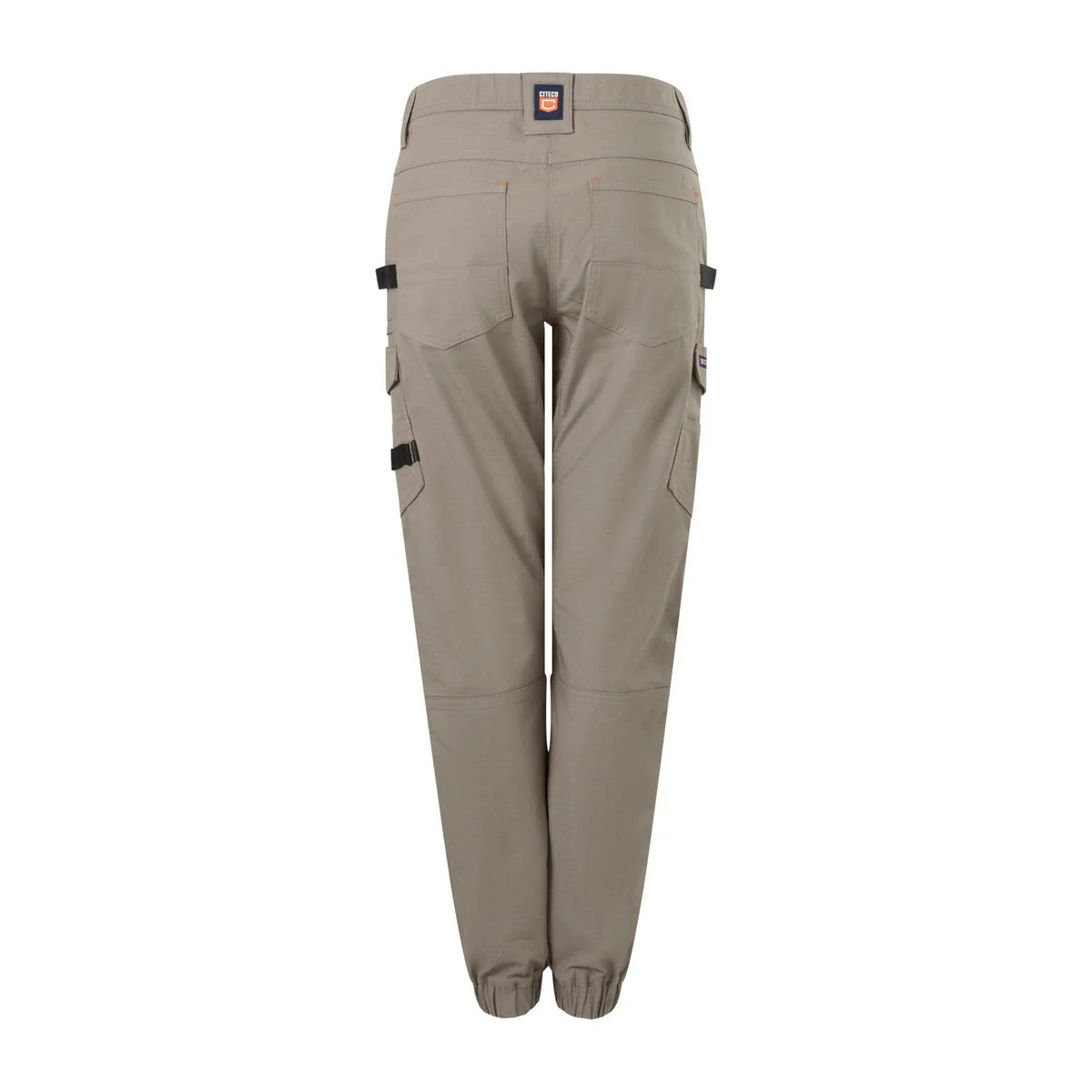 Citeco Womens Cuffed Cargo Ripstop Pant Size 10 - Khaki - UPF 50+ Protection - Image 3