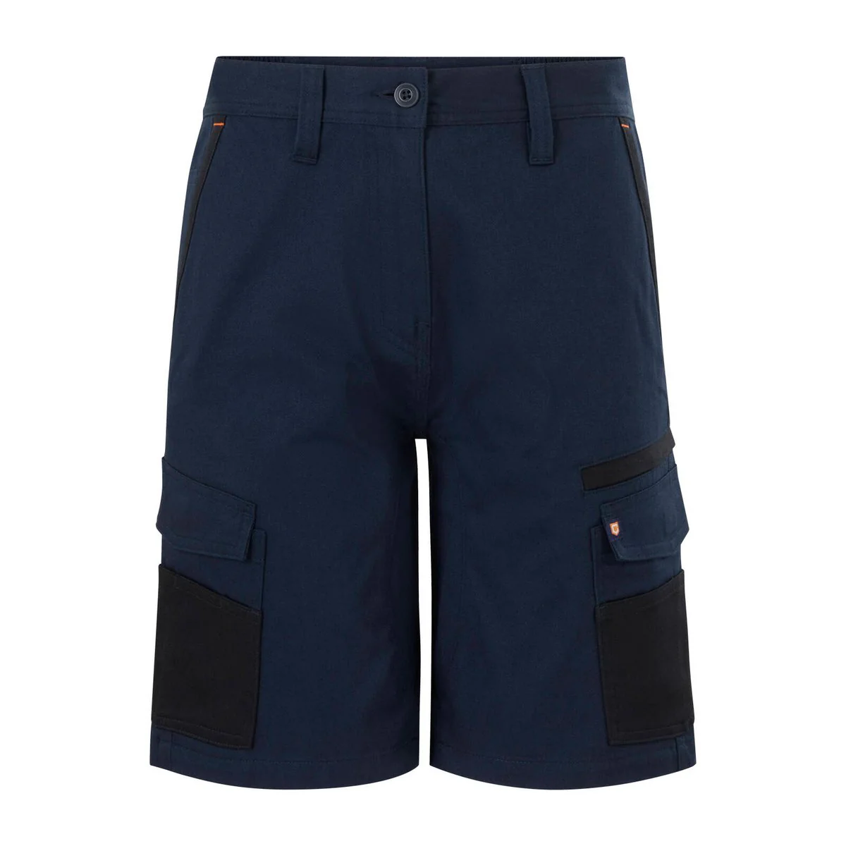Citeco Womens Mid Shorts Size 18 - Navy - Cotton Stretch - UPF 50+ Sun Protection