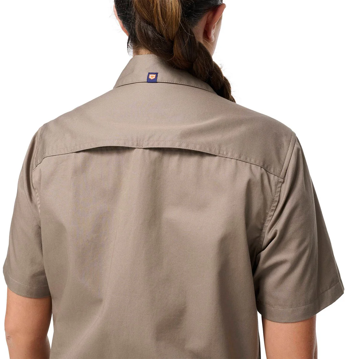 Citeco Womens Short Sleeve Shirt Size 10 - Khaki - UPF 50+ Sun Protection - Image 5