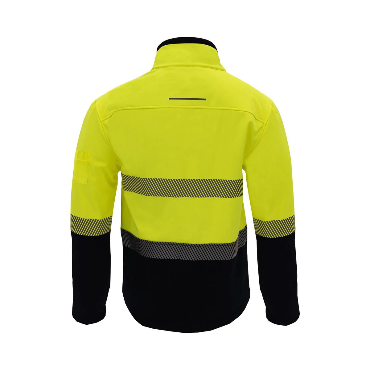 Citeco Yellow Hi Vis Soft Shell Jacket Small - UPF 50+ - Fleece Lined - Image 3