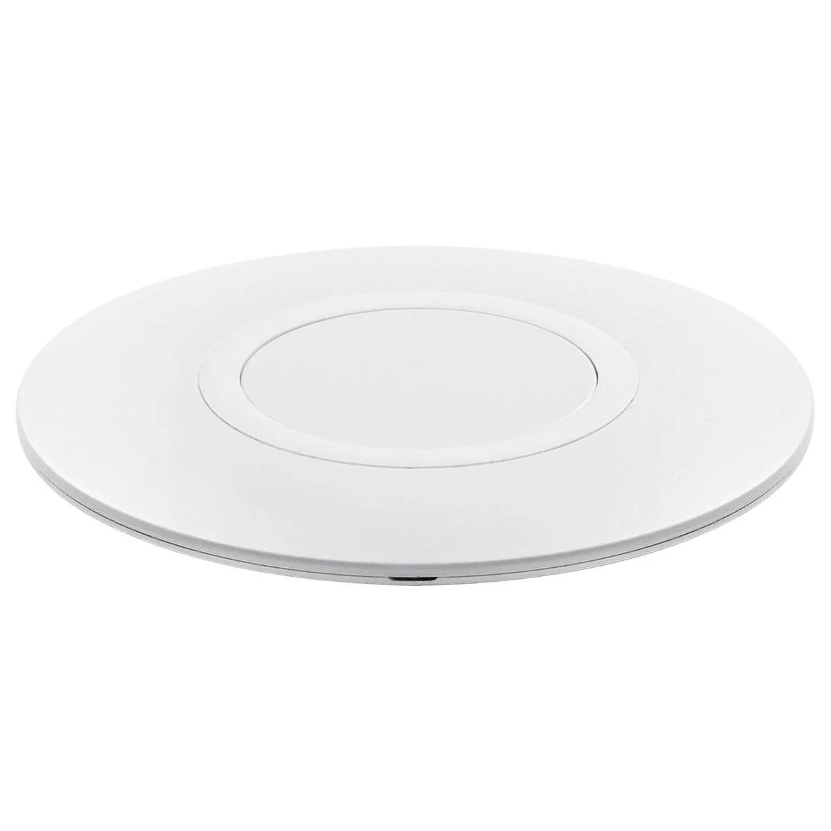 Click 10W Wireless Charger - Slim Design - LED Indicator - White - 1m Cable